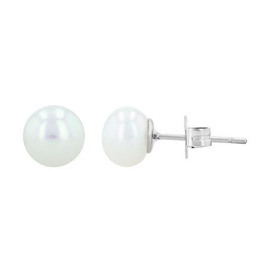 Damen Ohrringe – Ohrstecker aus Edelstahl mit Perle