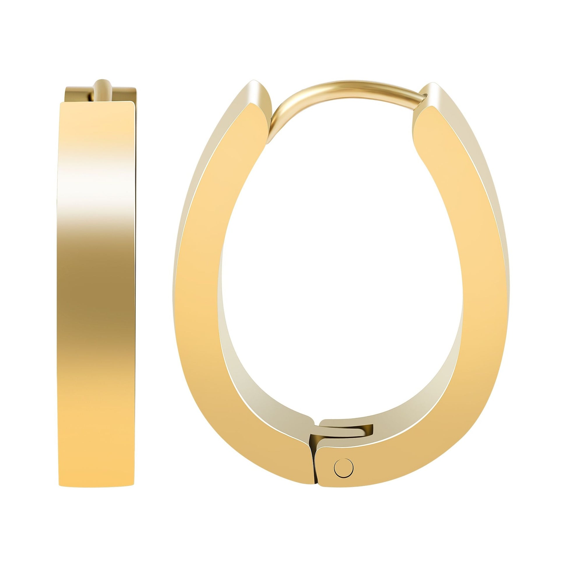 Damen Ohrringe – Creole aus Edelstahl