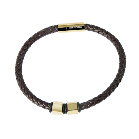 Unisex Armband – Lederarmband aus Leder 21,5 cm