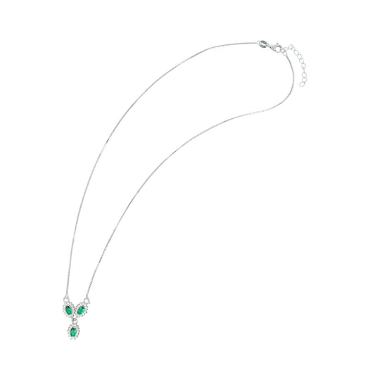 Damen Halskette mit Anhänger – aus 925 Silber