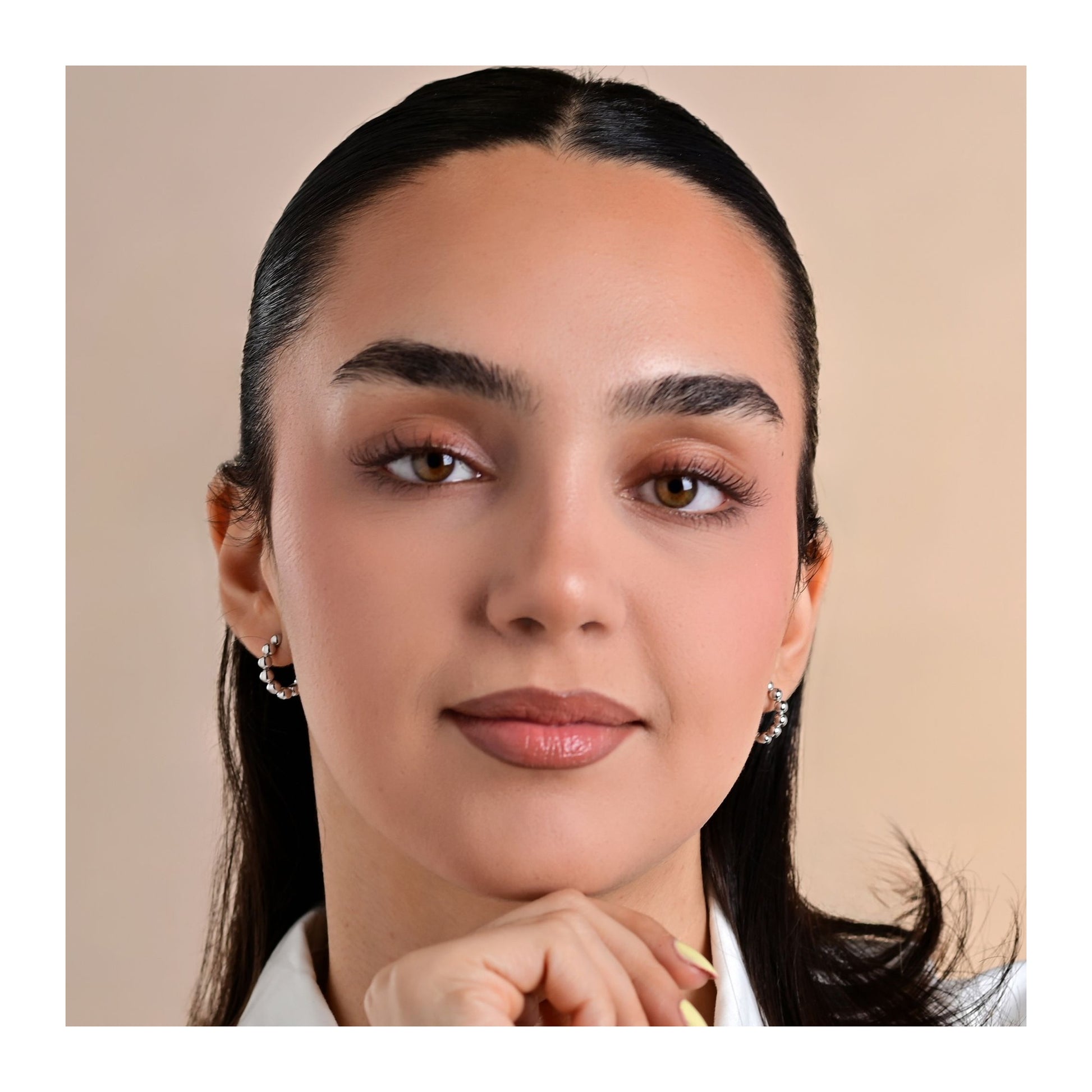 Damen Ohrringe – Klappcreole aus 925 Silber