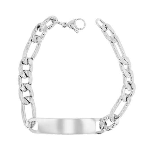 Herren Armband aus Edelstahl 21 cm