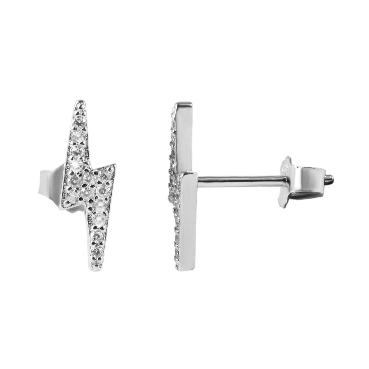 Damen Ohrringe – Ohrstecker aus 925 Silber mit Zirkonia