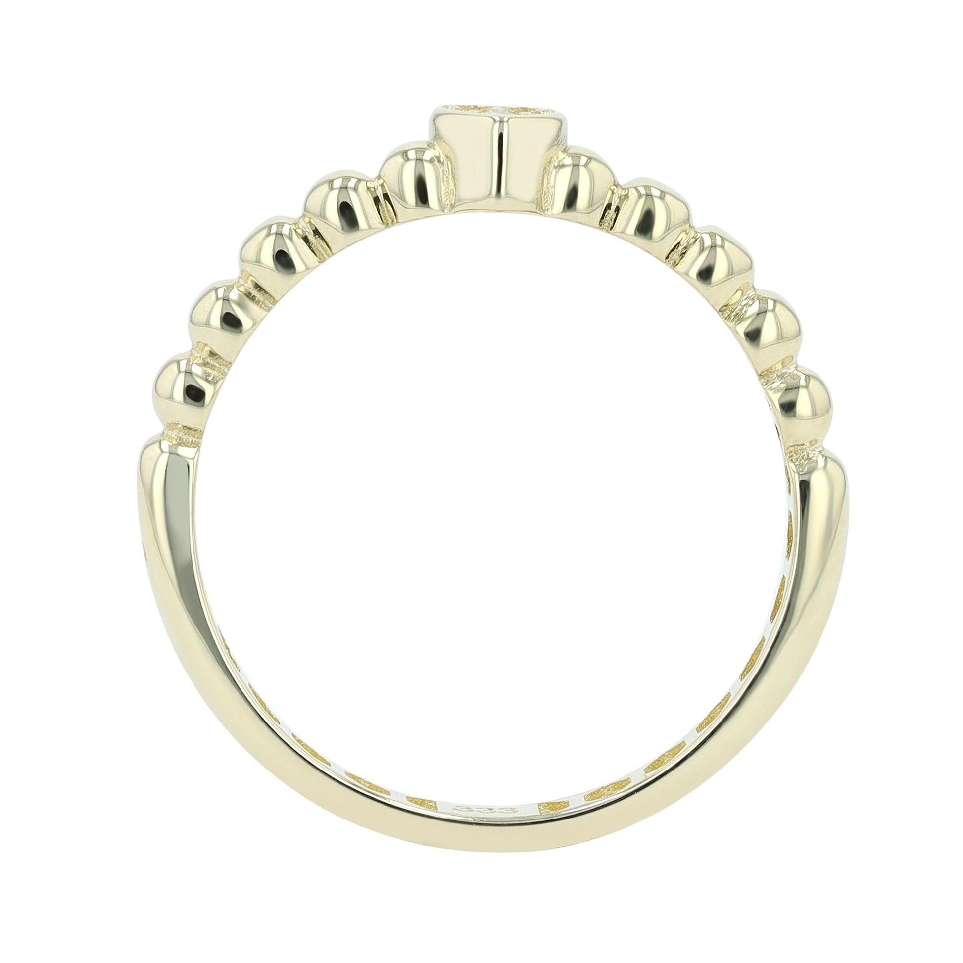 Damen Ring aus 333 Gold mit Zirkonia