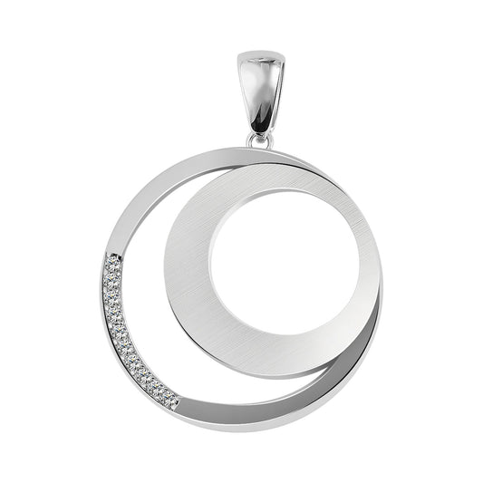 Damen Anhänger aus 925 Silber mit Zirkonia