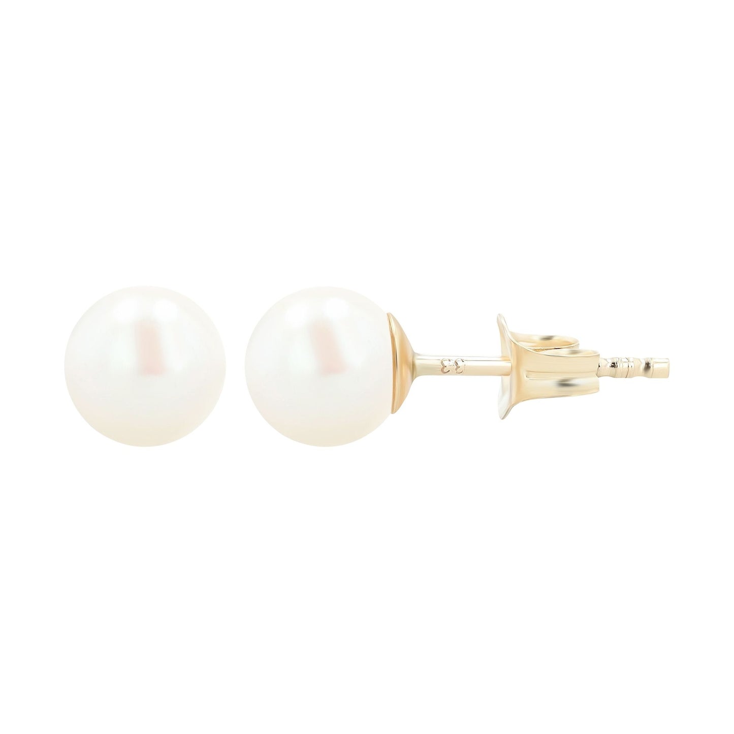 Damen Ohrringe – Ohrstecker aus 333 Gold mit Perle