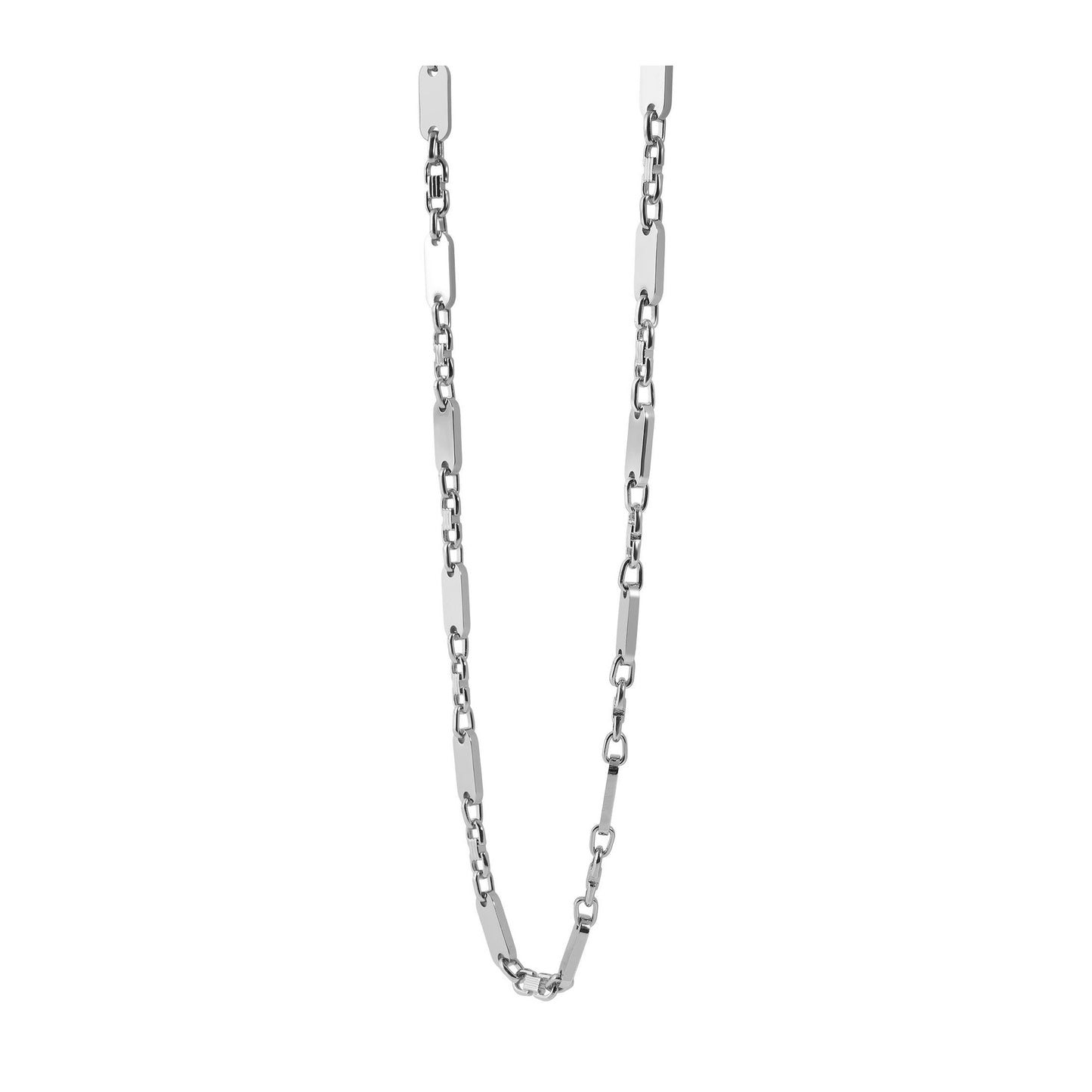 Unisex Halskette – Plattenkette aus Edelstahl