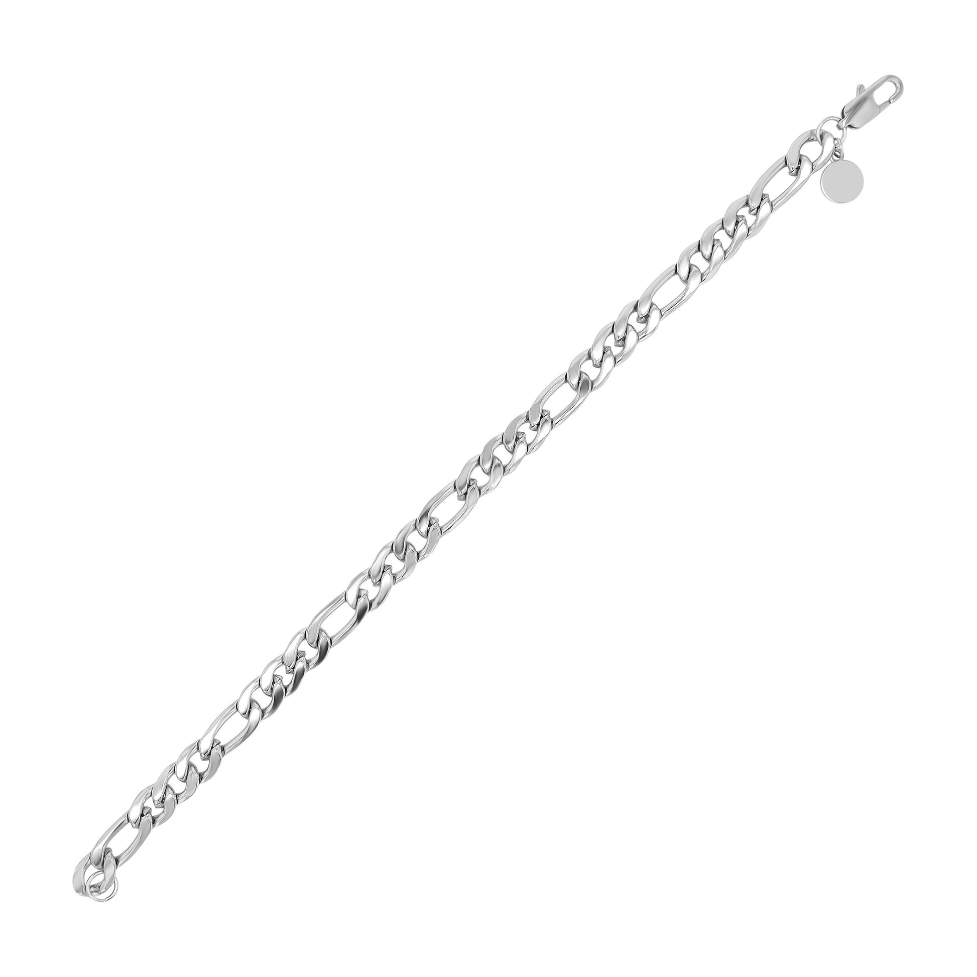 Unisex Armband aus Edelstahl 21,5 cm