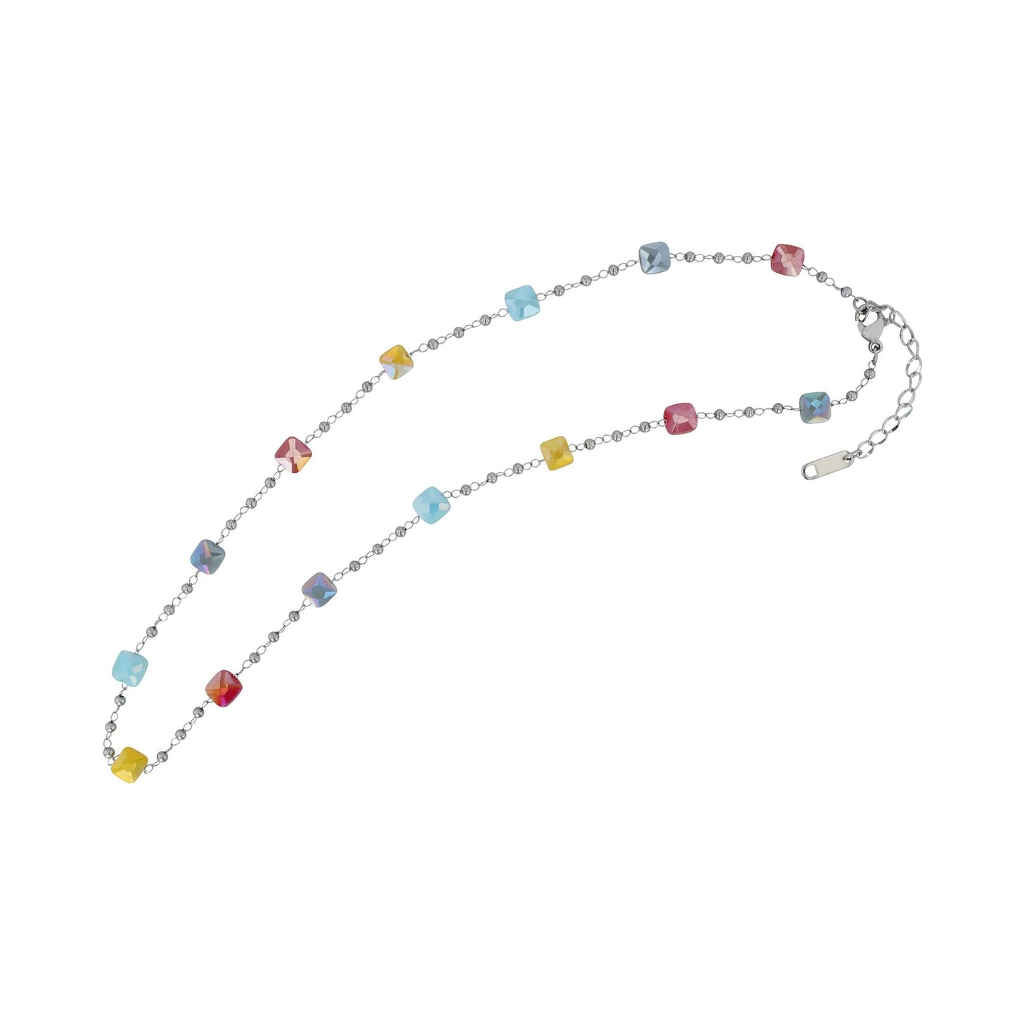 Damen Halskette aus Edelstahl 41 cm