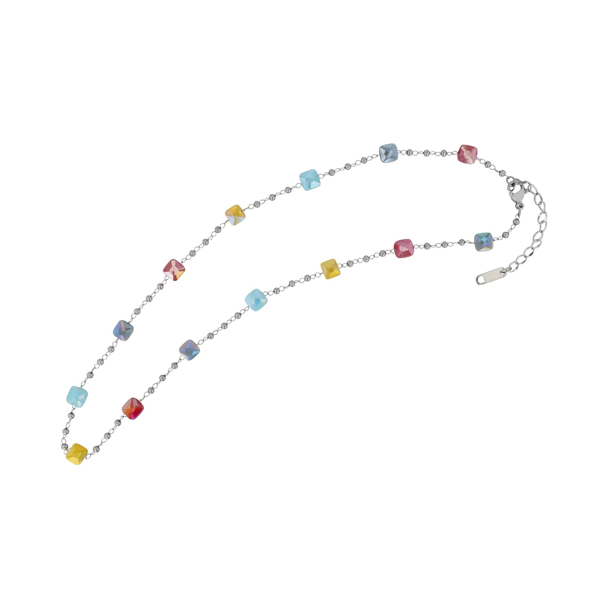 Damen Halskette aus Edelstahl 41 cm