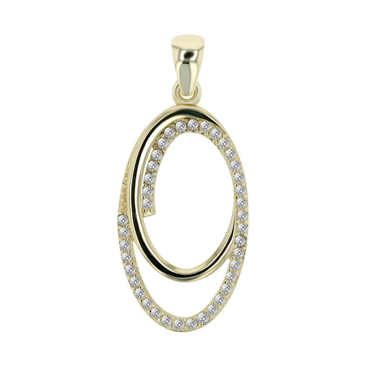 Damen Anhänger aus 333 Gold mit Zirkonia