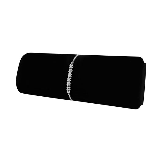 Damen Armband aus Edelstahl mit Perle 24 cm