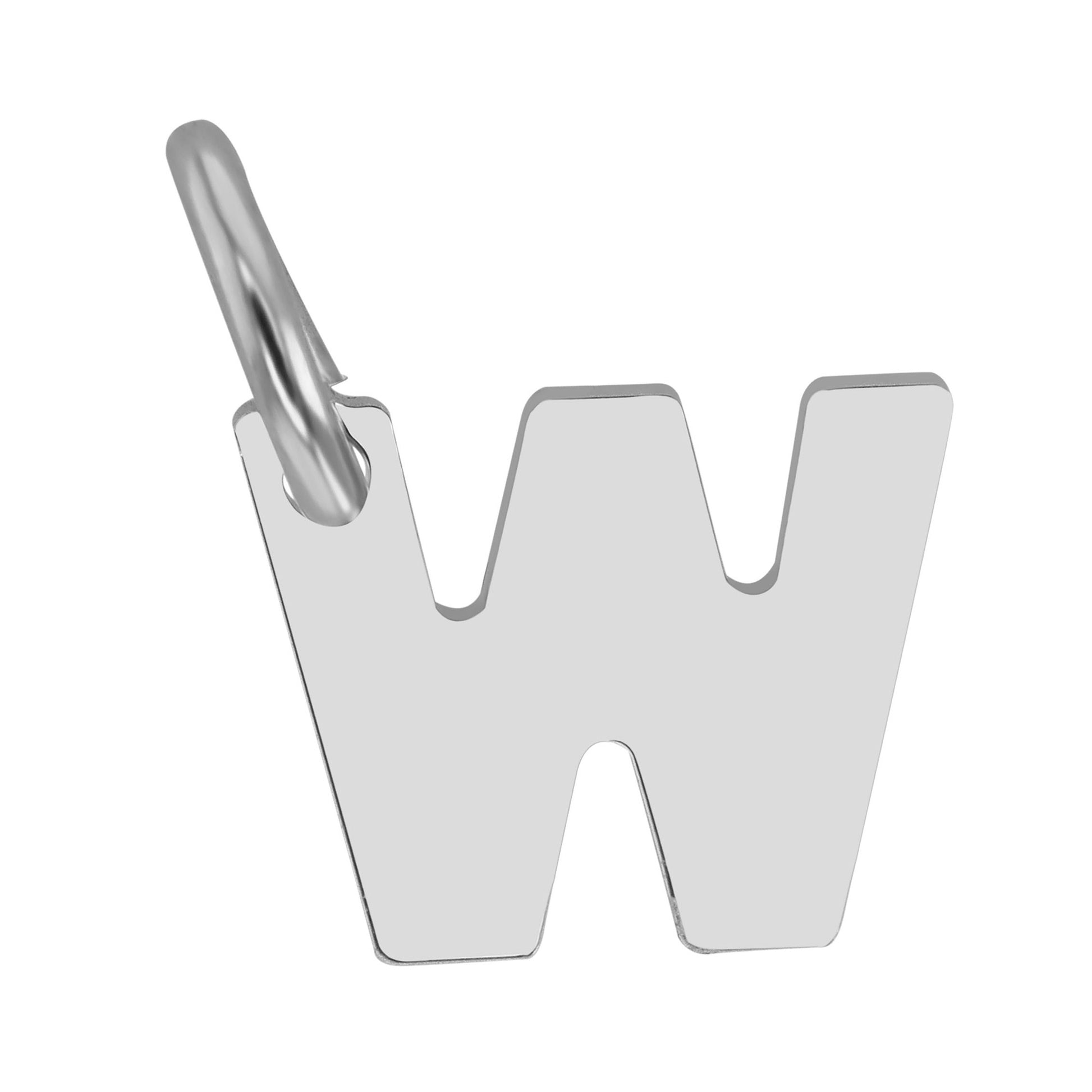 Unisex Anhänger – Buchstabe N Buchstabenanhänger aus 925 Silber