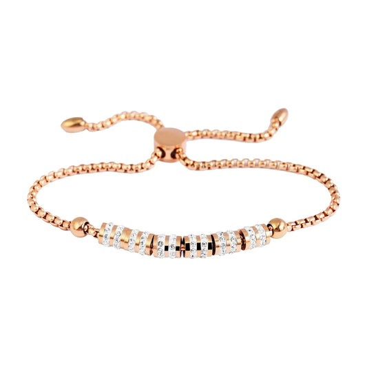 Damen Armband aus Edelstahl mit Perle 24 cm