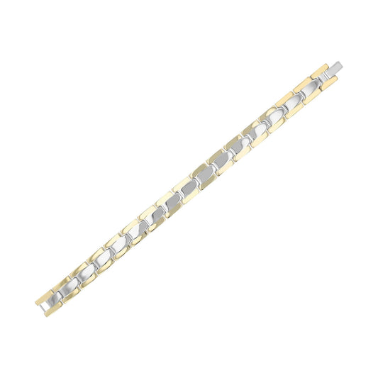 Unisex Armband – Gliederarmband aus Edelstahl 21,5 cm