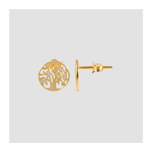 Damen Ohrringe – Ohrstecker aus 333 Gold mit Zirkonia