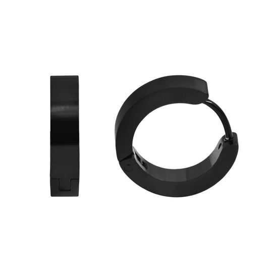 Unisex Ohrringe – Klappcreole aus Edelstahl