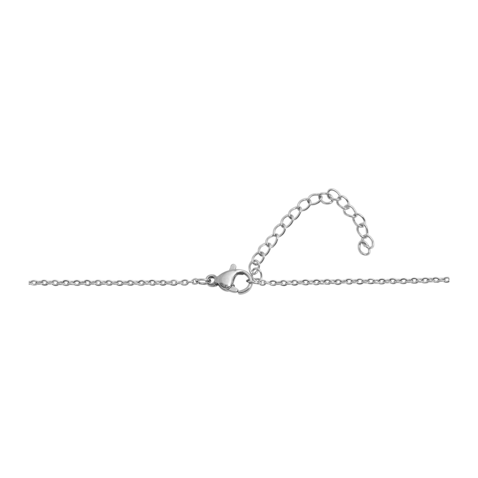 Damen Halskette – Ankerkette aus Edelstahl 43 cm