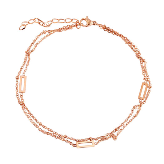 Damen Armband aus Edelstahl 24+5 cm