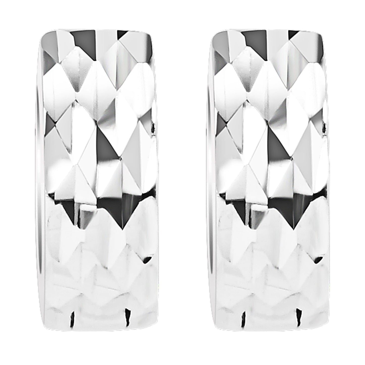 Damen Ohrringe – Klappcreole aus 925 Silber