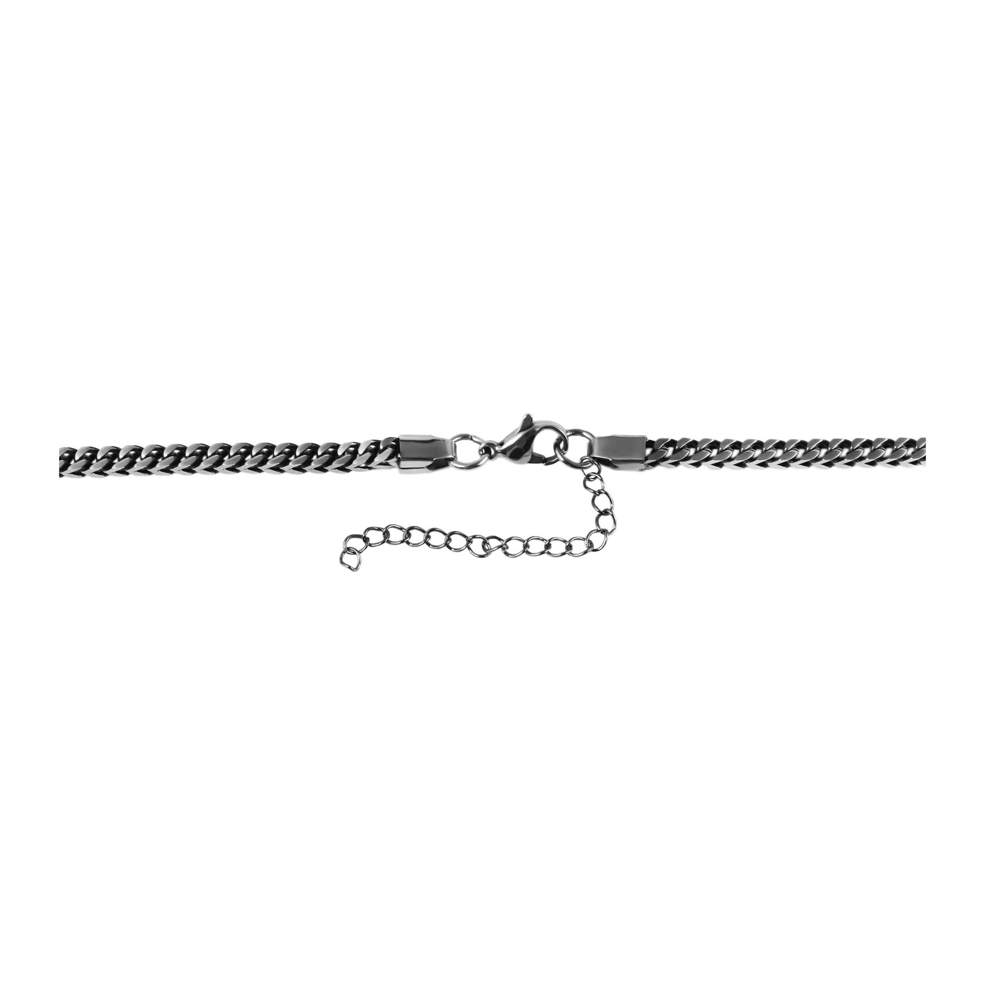 Unisex Halskette – Panzerkette aus Edelstahl 50 cm
