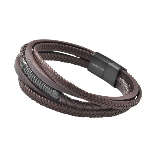 Unisex Armband – Lederarmband aus Leder 19 cm