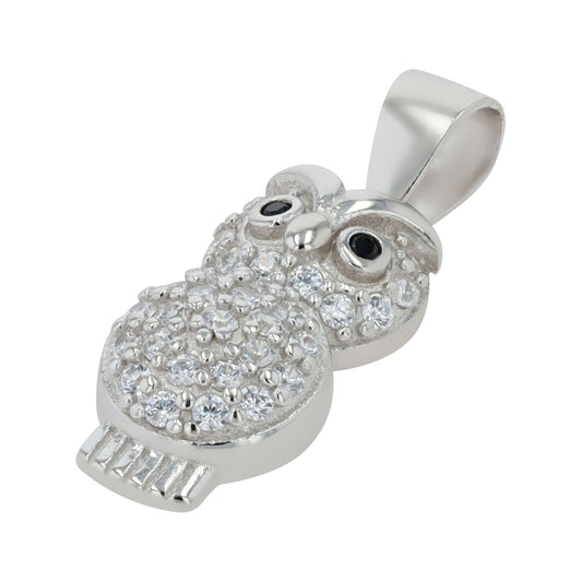 Damen Anhänger aus 925 Silber mit Zirkonia