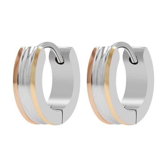 Damen Ohrringe – Creole aus Edelstahl