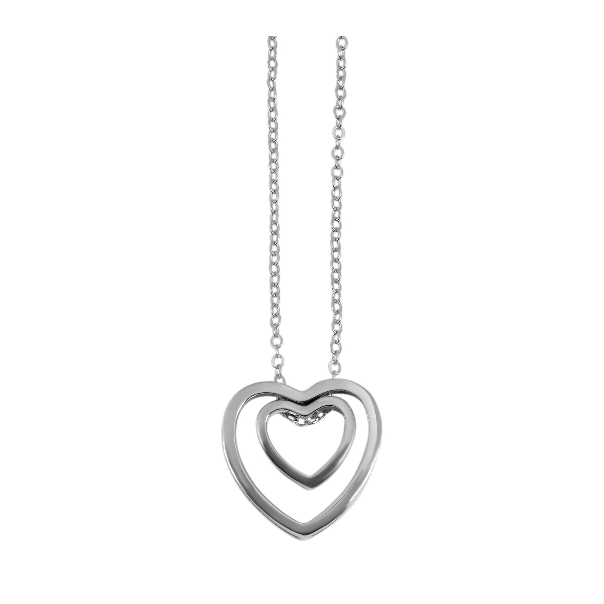 Damen Halskette mit Anhänger – Herz aus 925 Silber