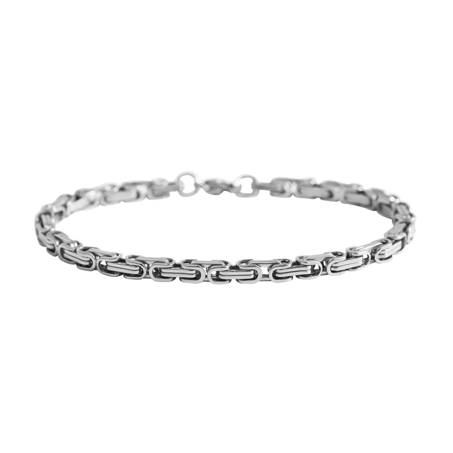 Unisex Armband – Gliederarmband aus Edelstahl 19 cm