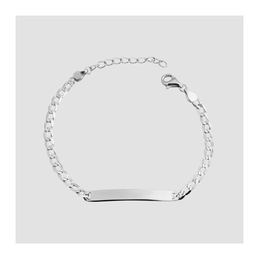 Unisex Armband – Panzerarmband aus 925 Silber 14+3 cm