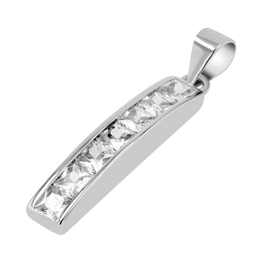 Damen Anhänger aus 925 Silber mit Zirkonia