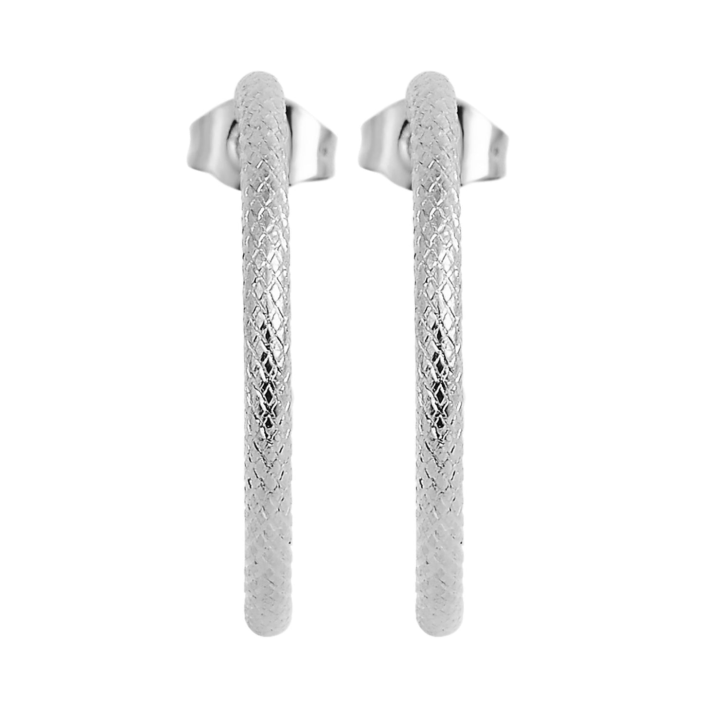 Damen Ohrringe – Creole aus Edelstahl