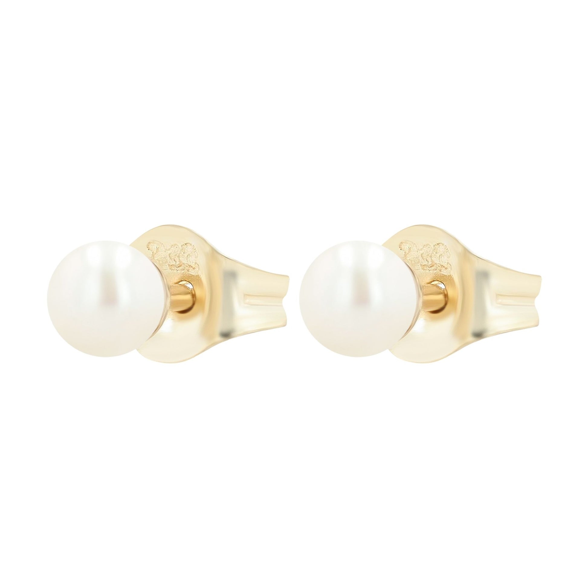 Damen Ohrringe – Ohrstecker aus 333 Gold mit Perle