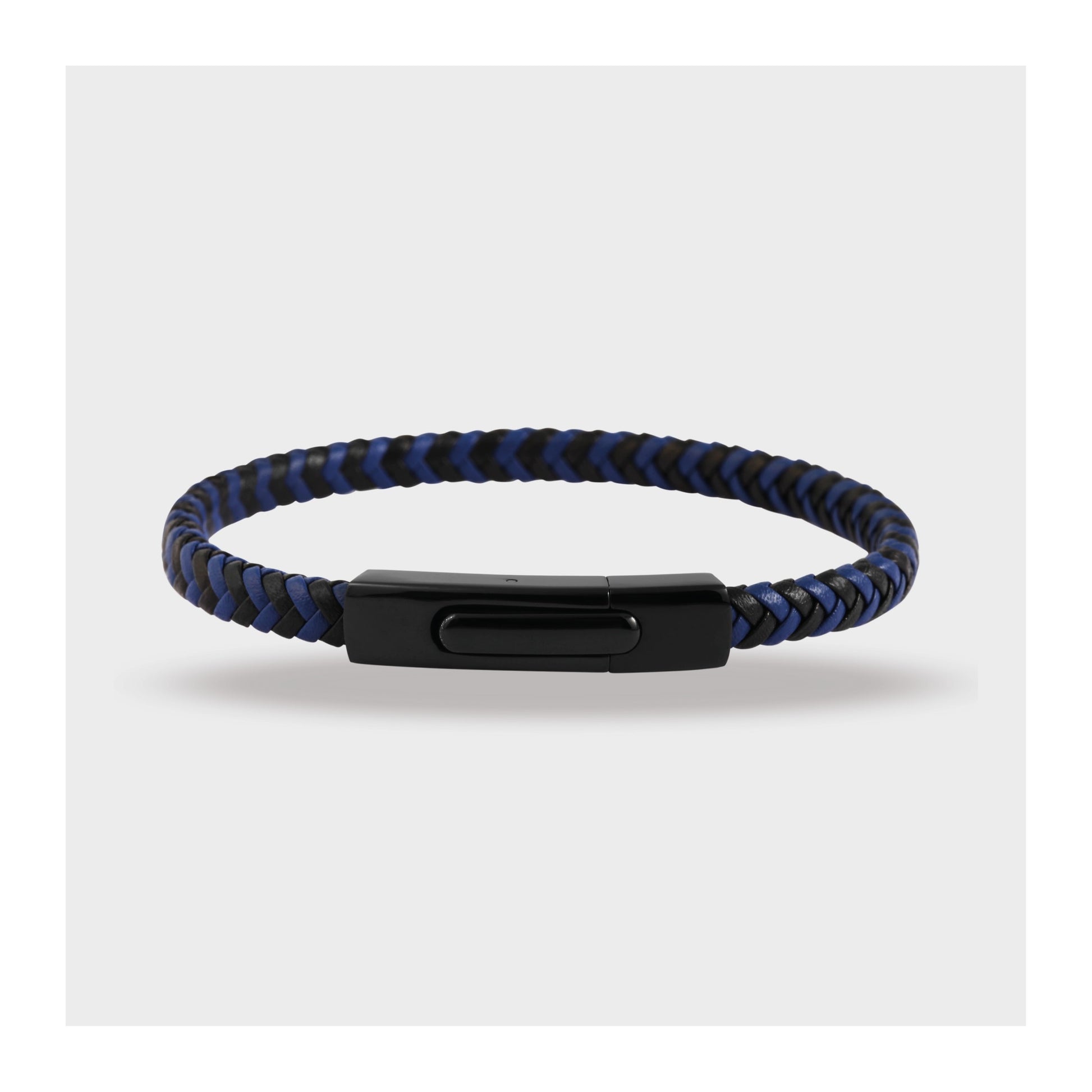 Unisex Armband – Armreif aus Leder 21 cm