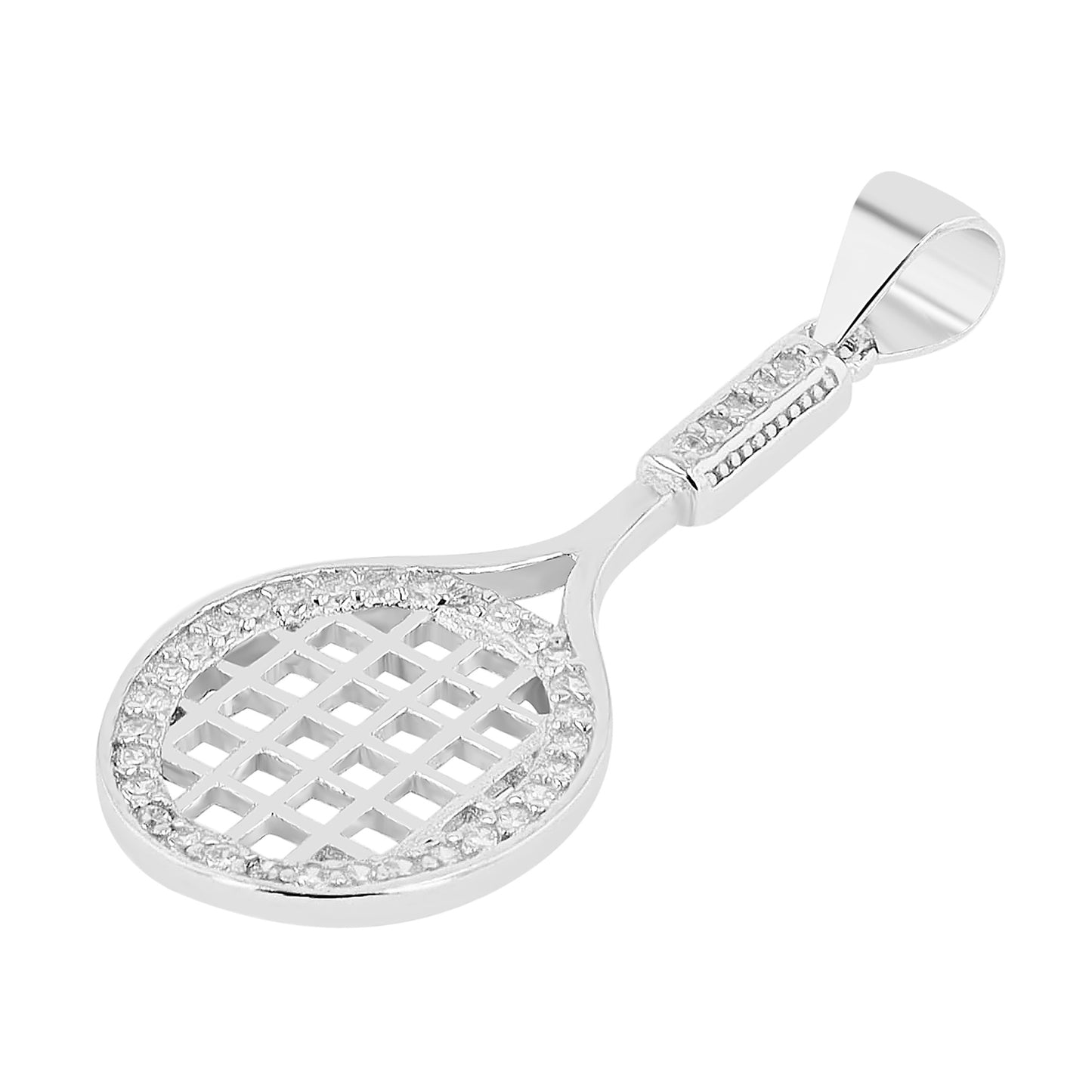 Damen Anhänger aus 925 Silber mit Zirkonia