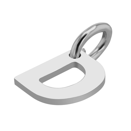 Unisex Anhänger – Buchstabe N Buchstabenanhänger aus 925 Silber