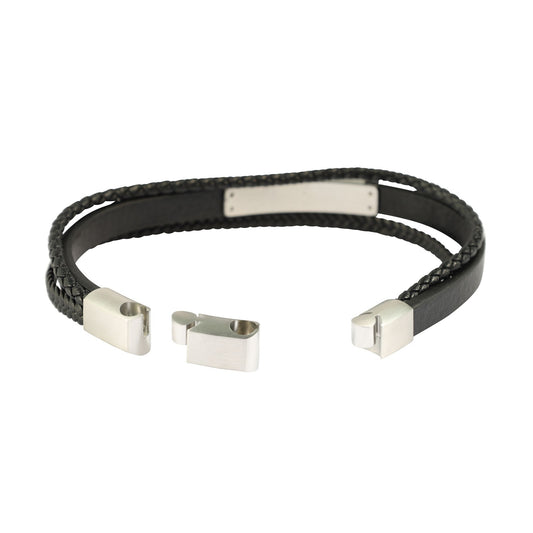 Herren Armband – Lederarmband aus Leder 21 cm