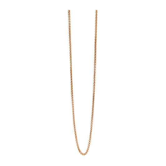 Unisex Halskette – Kordelkette aus Edelstahl 40+5