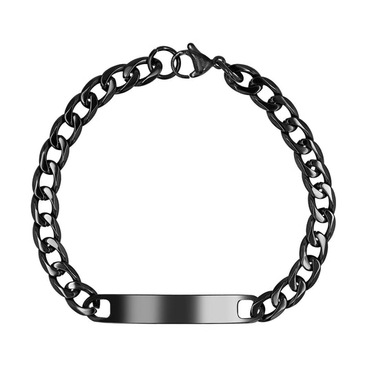 Unisex Armband – Panzerarmband aus Edelstahl 21 cm