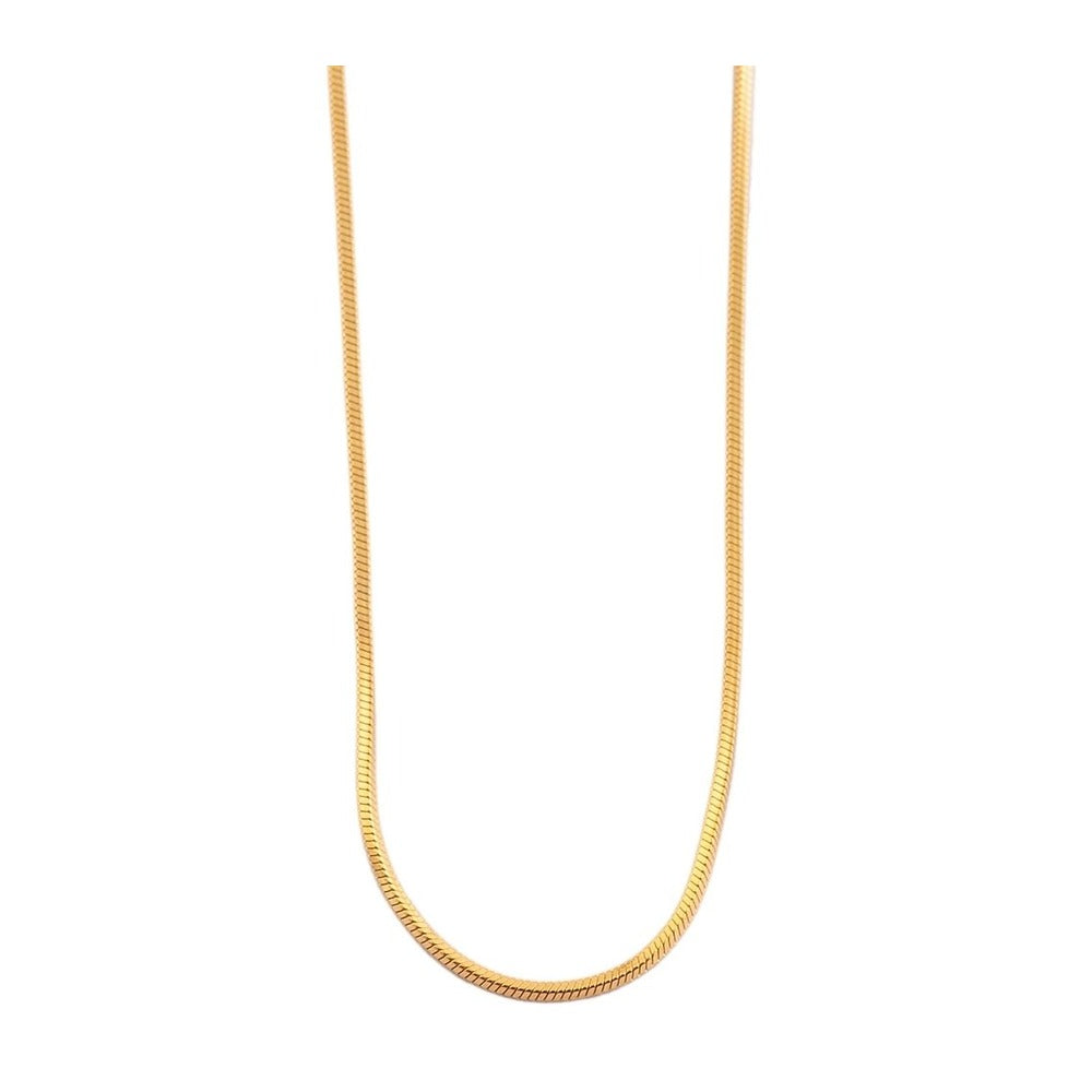 Damen Halskette – Schlangenkette aus Edelstahl 70 cm