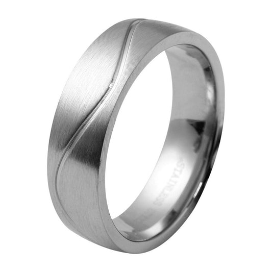 Herren Ring aus Edelstahl
