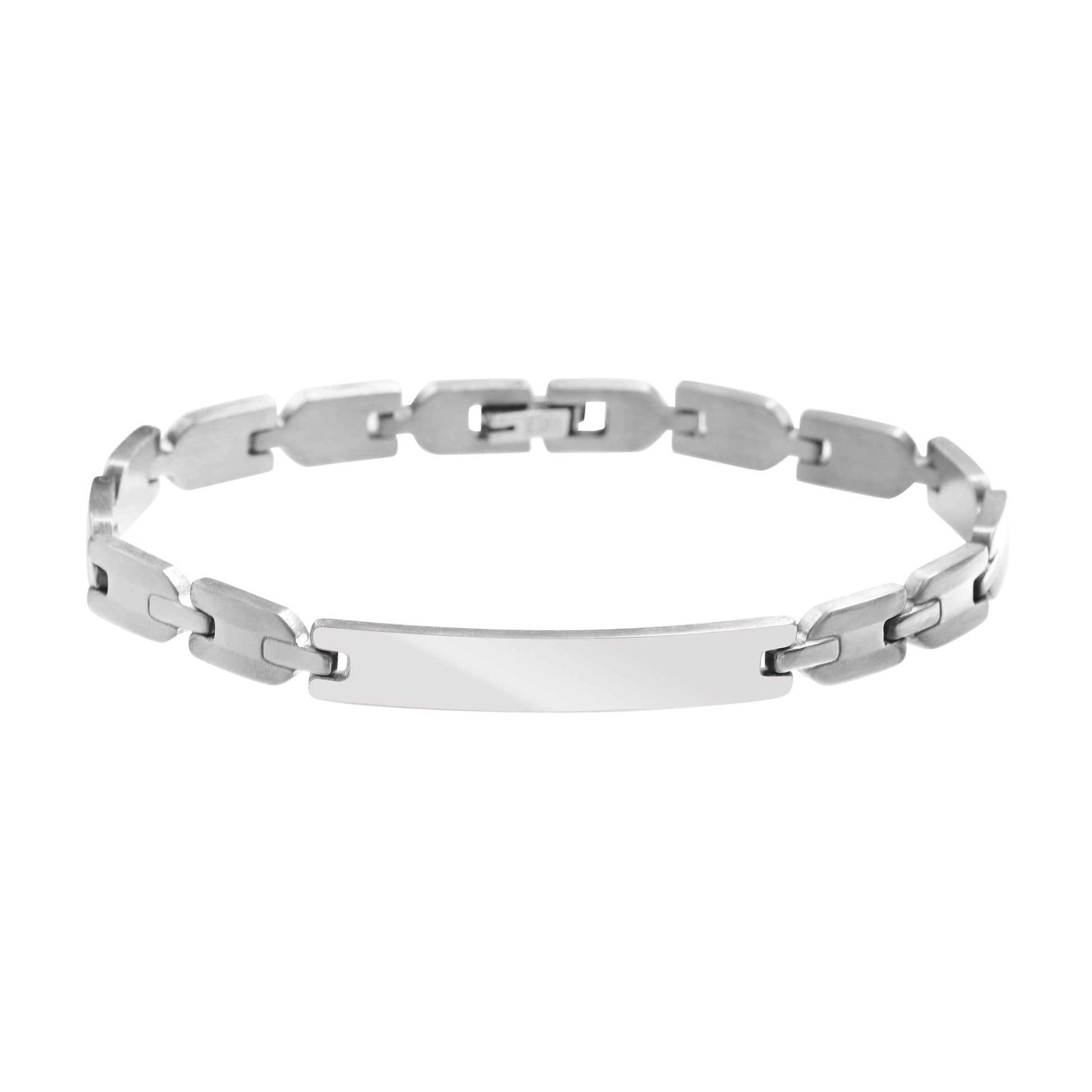 Unisex Armband – Gliederarmband aus Edelstahl 21 cm