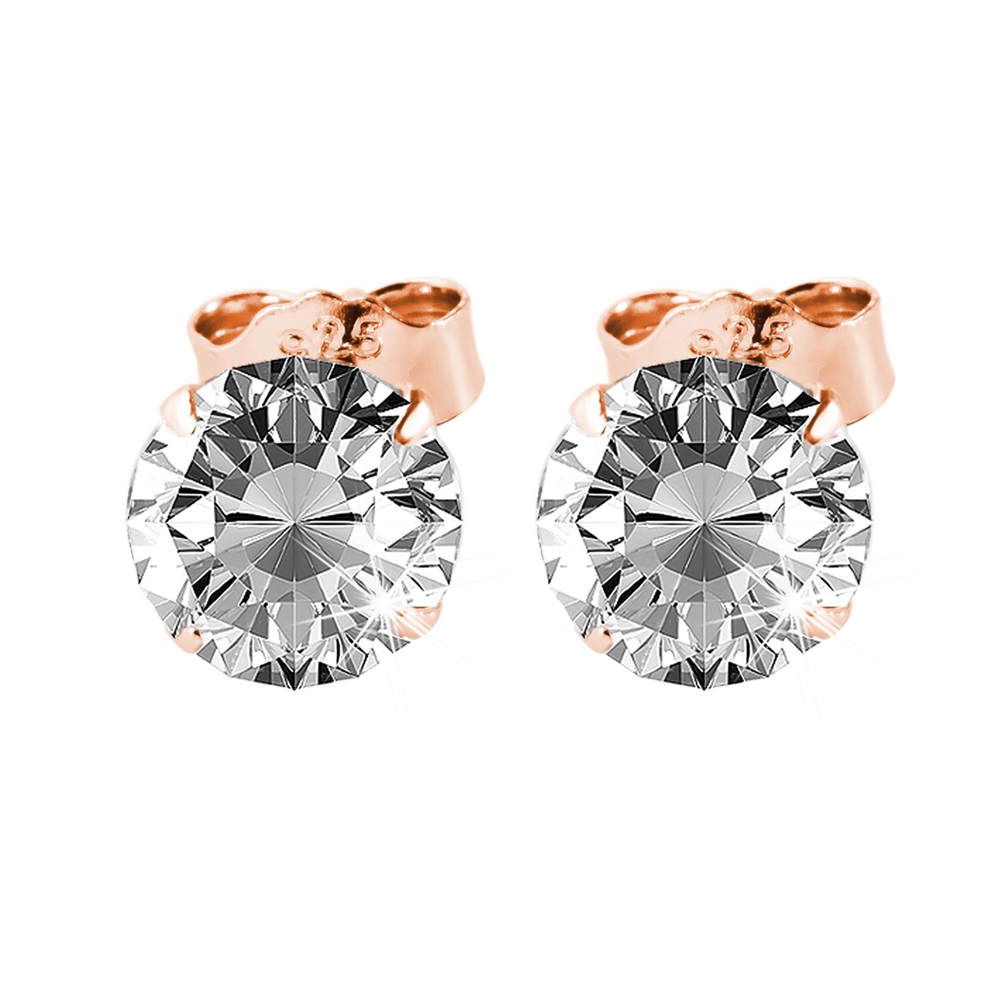 Damen Ohrringe – Ohrstecker aus 925 Silber mit Zirkonia