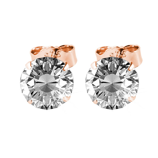 Damen Ohrringe – Ohrstecker aus 925 Silber mit Zirkonia