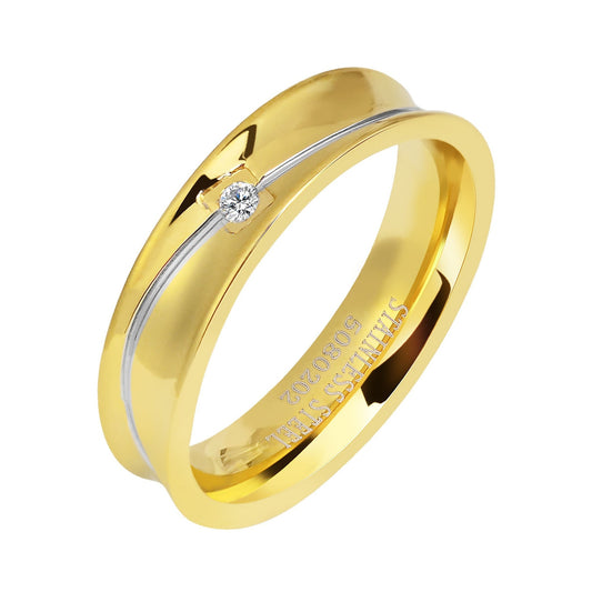 Damen Ring aus Edelstahl