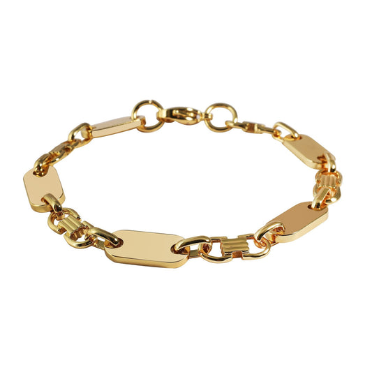 Unisex Armband aus Edelstahl 21 cm