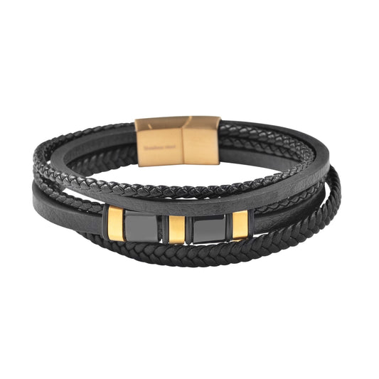 Unisex Armband – Lederarmband aus Leder 23 cm