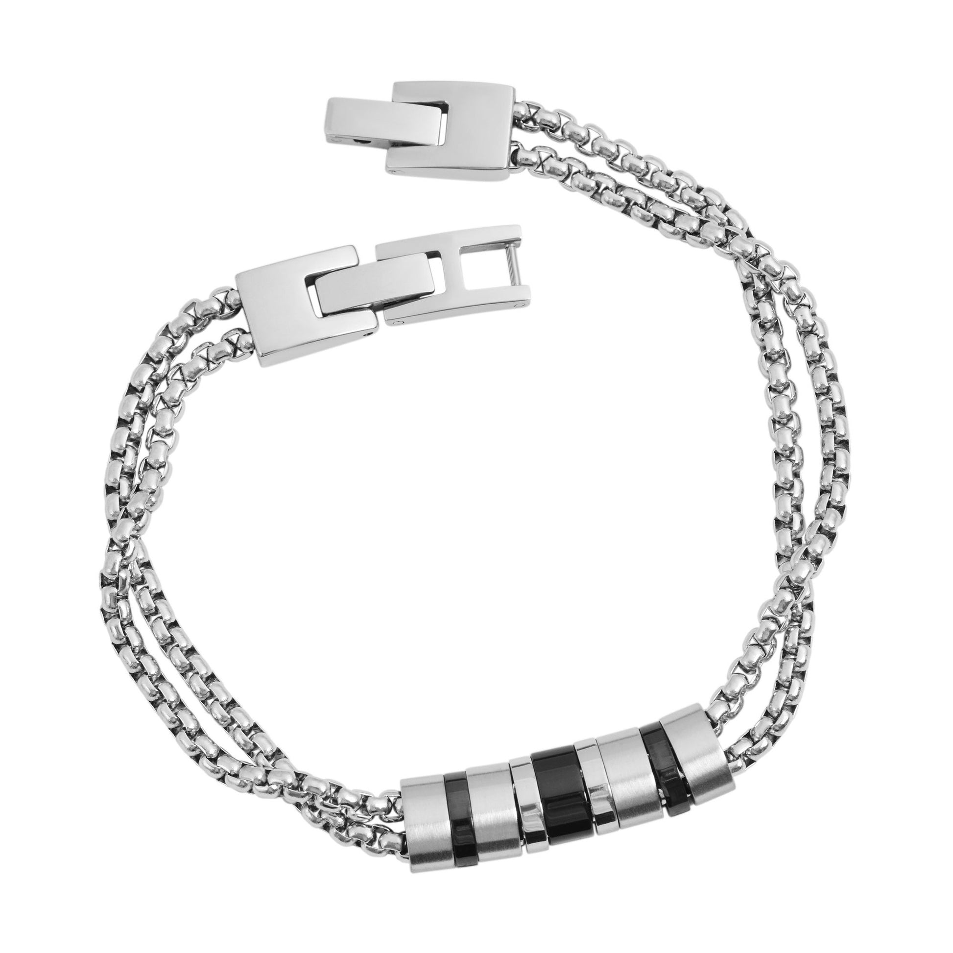 Unisex Armband aus Edelstahl 21 cm