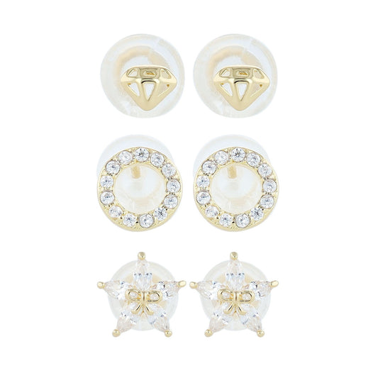Damen Ohrringe – Ohrstecker aus 925 Silber mit Zirkonia